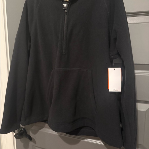 NWT Bass Outdoor Black Hooded Pullover Size XL - Picture 2 of 5